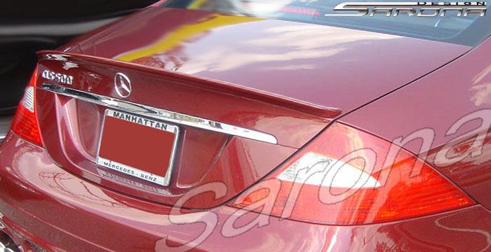 Custom Mercedes CLS Trunk Wing  Sedan (2005 - 2011) - $229.00 (Manufacturer Sarona, Part #MB-044-TW)